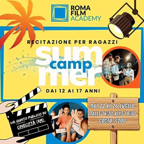 Summer Camp di Recitazione per Ragazzi